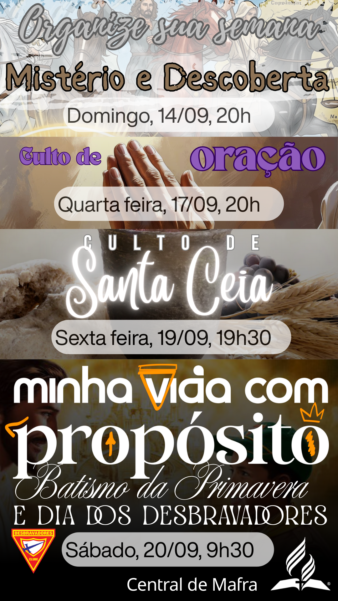 Organize sua semana